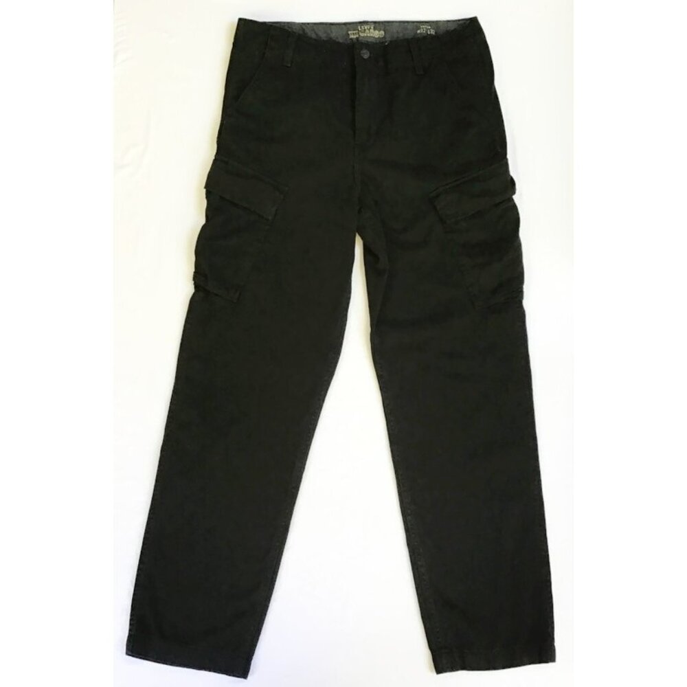 Levi's Pants Mens Cargo 32x32 Black XX Taper Leg Casual Tactical Utility Trouser